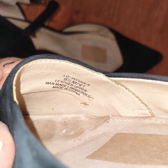 Louise et Cie Women's Black Suede Heels - Picture 10 of 12